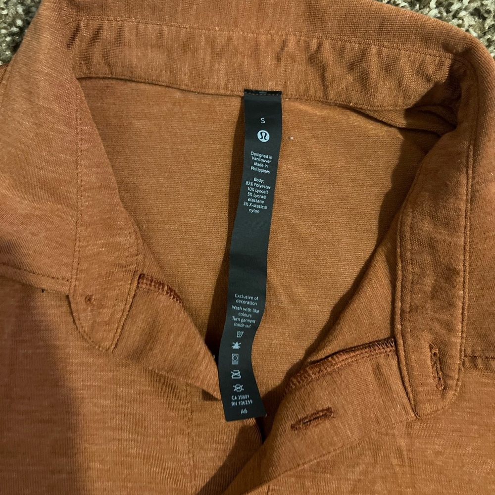 Men's Rust Polo Shirt - Picture 3 of 3